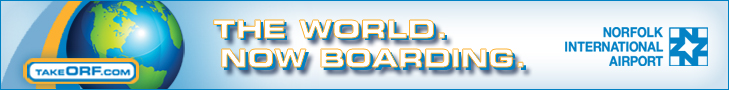 norfolk airport: the world is boardiing