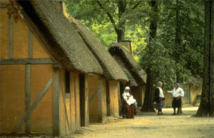 street in Jamestown Settlement