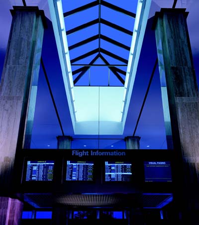 Interior of Norfolk Airport 