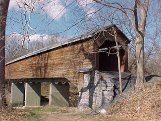 longest covered bridge in va