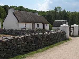 Old world cabin at the Frontier Culture Museum