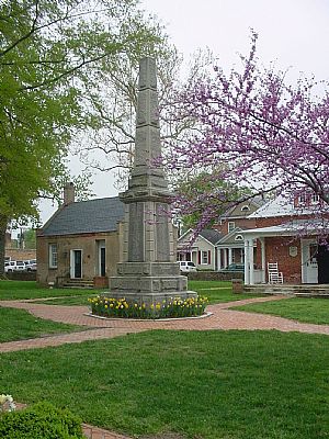 Gloucester Court Circle in Spring