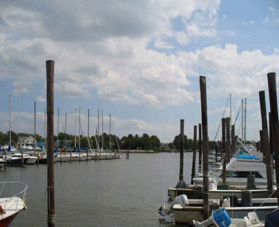 boat marina at poquoson