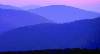 sunset at Moormas River overlook